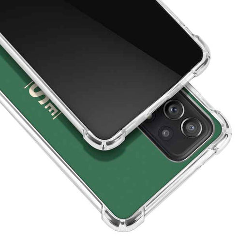 NBA Milwaukee Bucks Standard - Green Galaxy A52 5G Clear Case